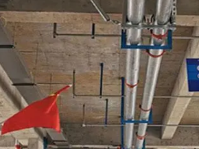 陈仓管廊支架的安装方法